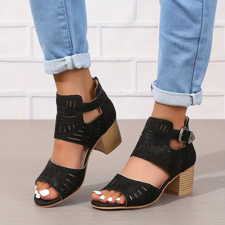 Emmeline - Stylish Women's Sandals with Trendy Thick Heel