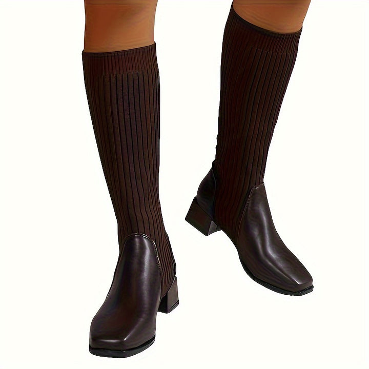 Lucy™ - Knee High Sock Boots