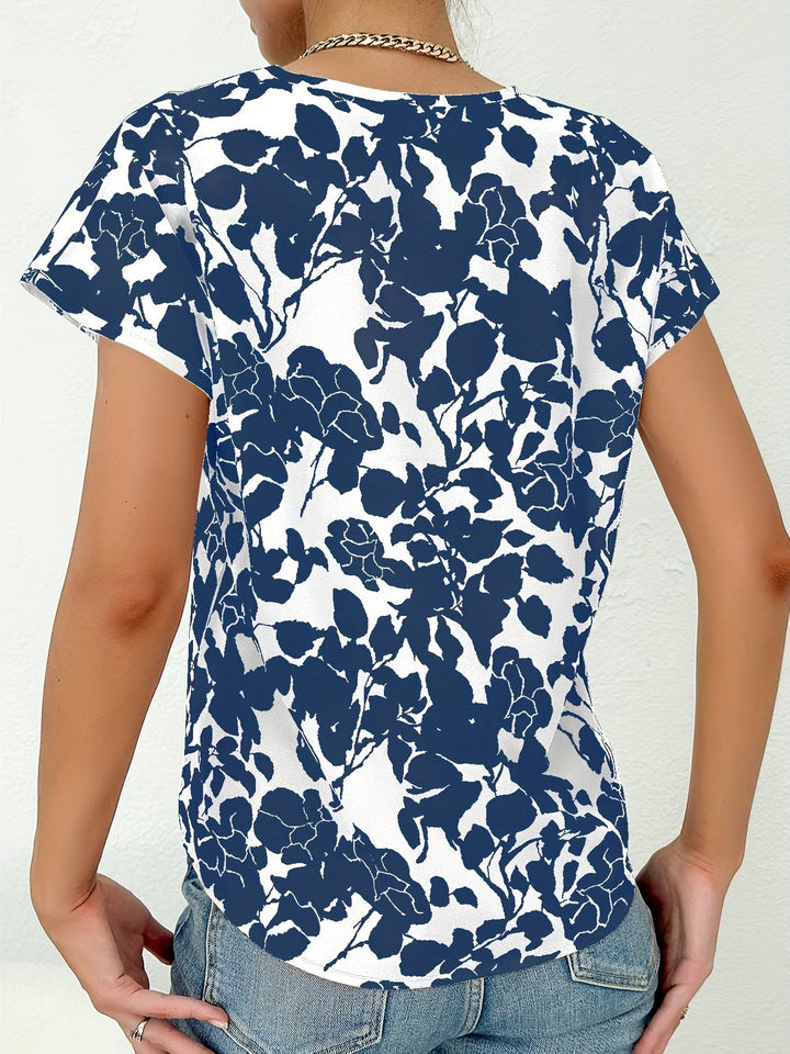 Ariel - Stylish Summer Blouse with Beautiful Floral Print for Women