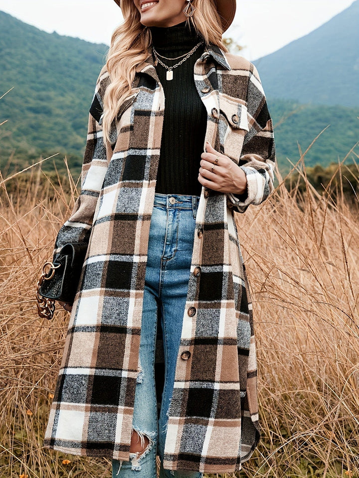 Hannah™ - Heritage Plaid Trench Coat