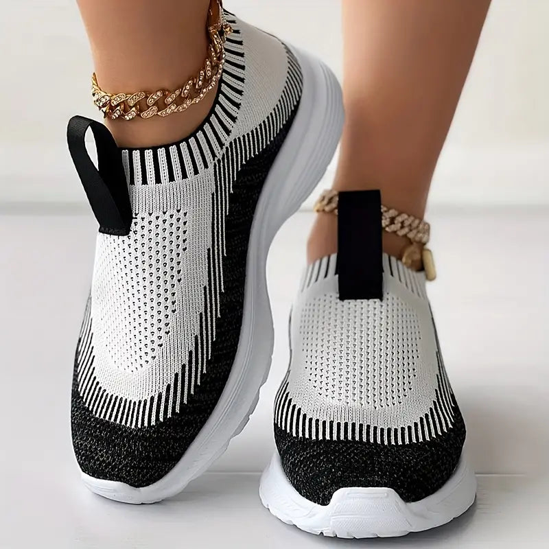 CLAIRE - Stylish knitted trainers for women for a casual look