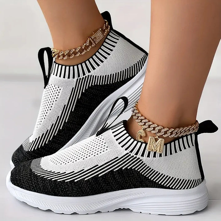 CLAIRE - Stylish knitted trainers for women for a casual look