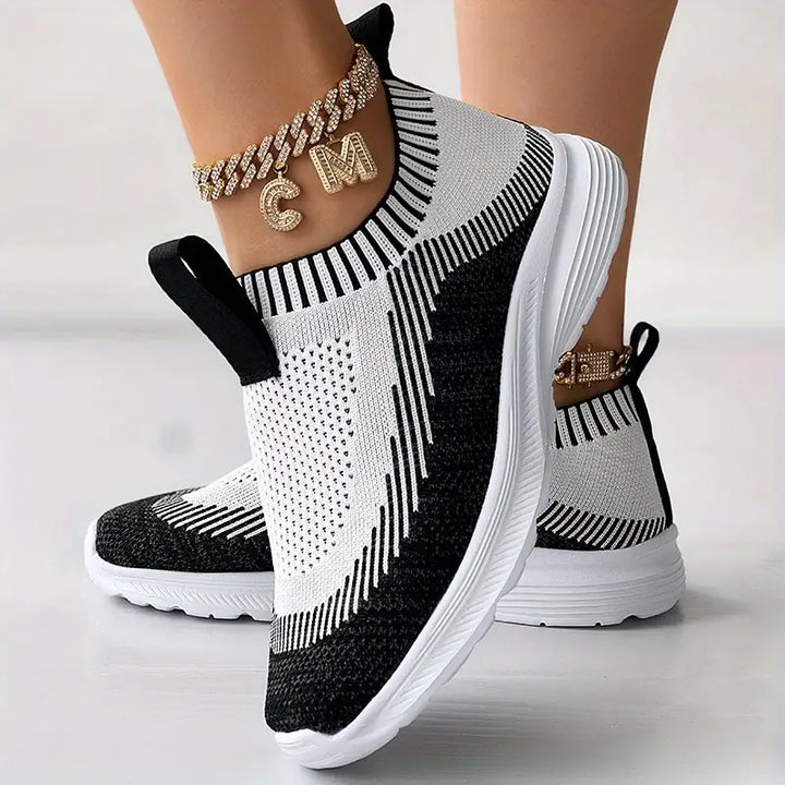 CLAIRE - Stylish knitted trainers for women for a casual look