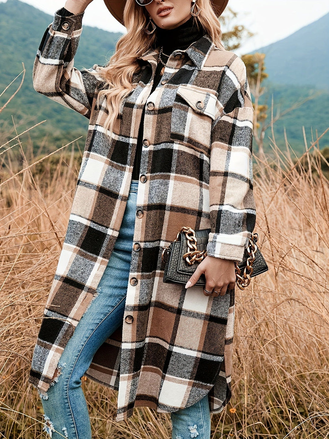 Hannah™ - Heritage Plaid Trench Coat