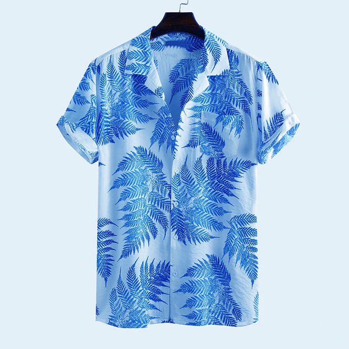 Sergio™ - Shirt with Tropical Leaf Print