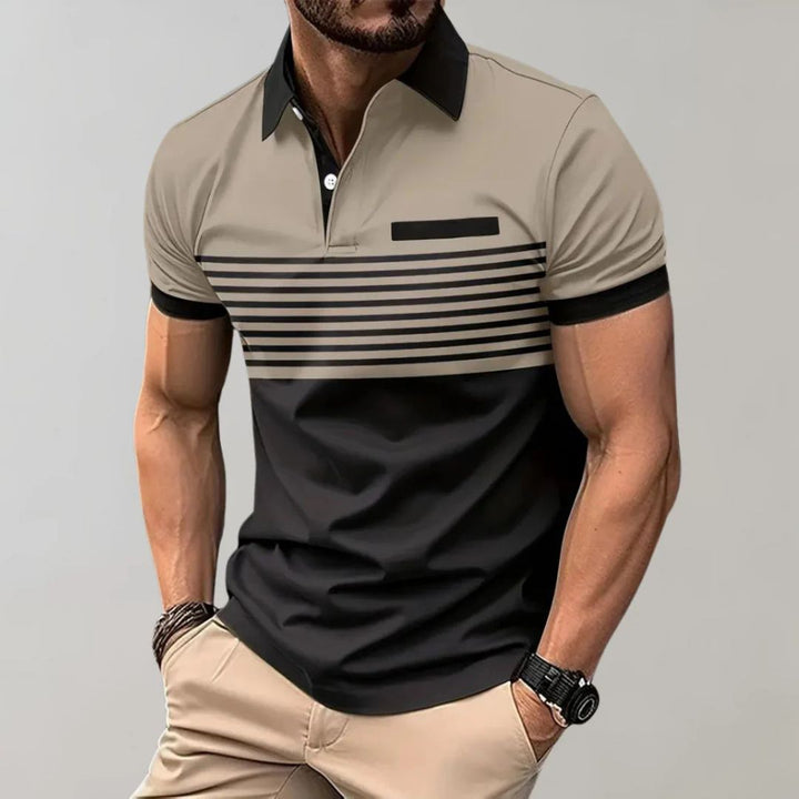 Summer Casual & Stylish Striped Polo - Harke