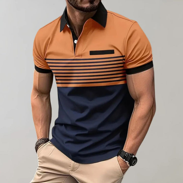 Summer Casual & Stylish Striped Polo - Harke