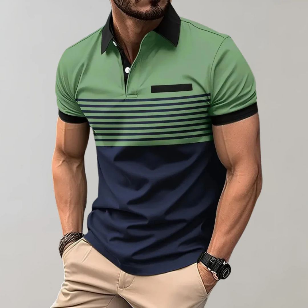 Summer Casual & Stylish Striped Polo - Harke