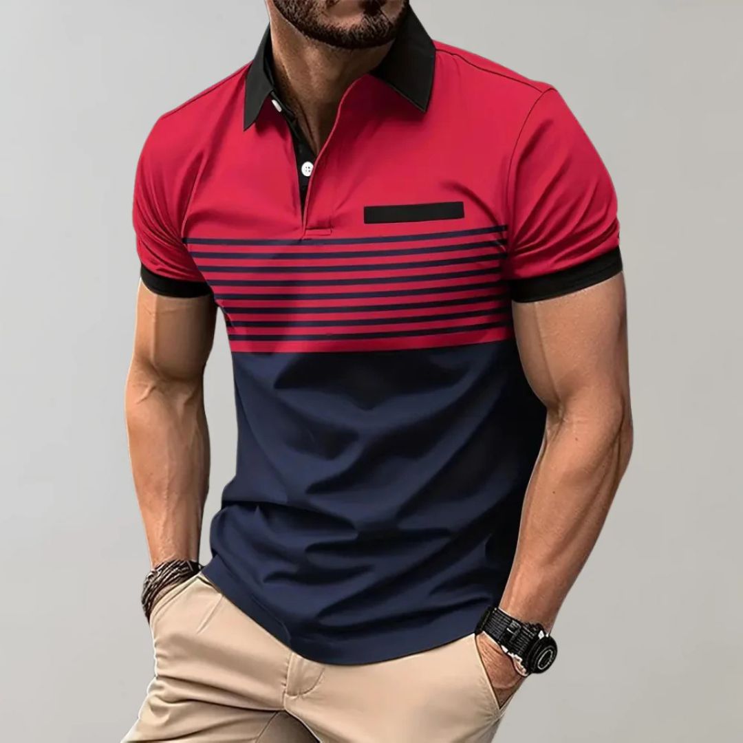 Summer Casual & Stylish Striped Polo - Harke