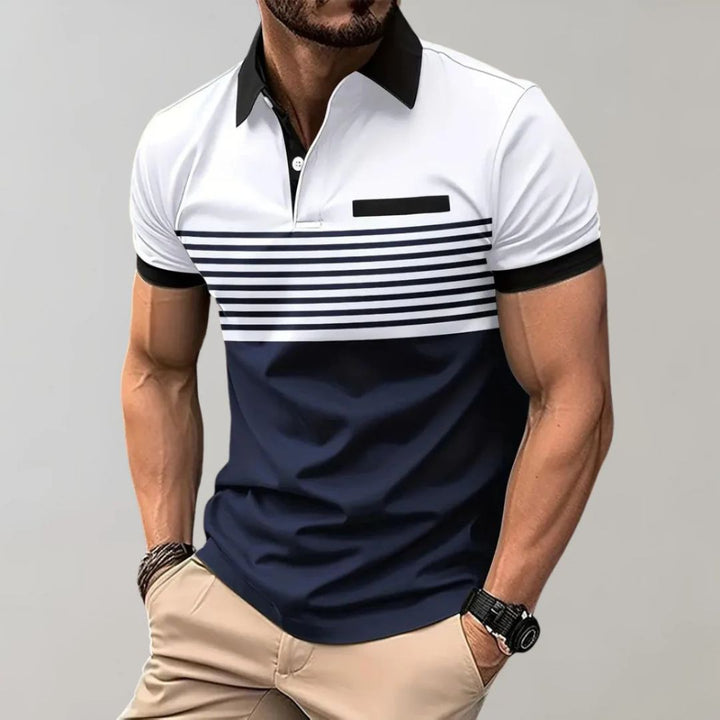 Summer Casual & Stylish Striped Polo - Harke