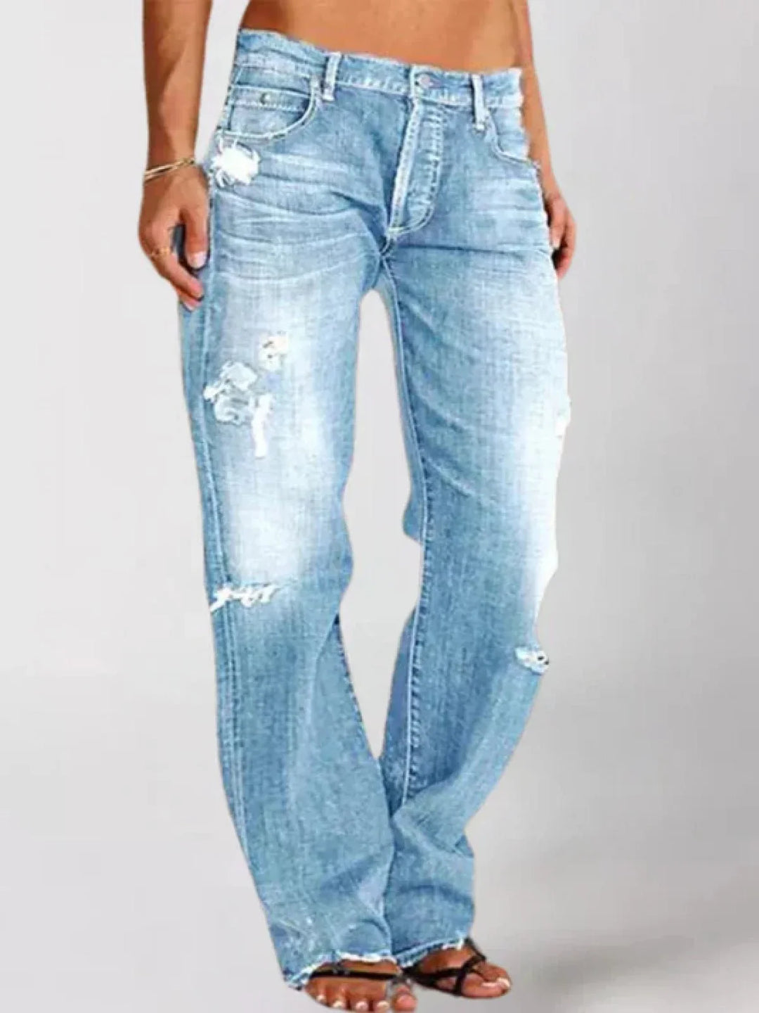 Sienna™ - Stylish Low-Rise Jeans