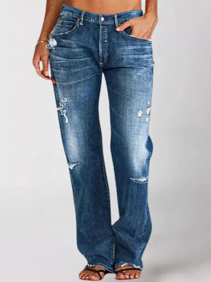 Sienna™ - Stylish Low-Rise Jeans