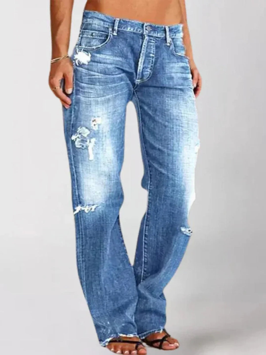 Sienna™ - Stylish Low-Rise Jeans