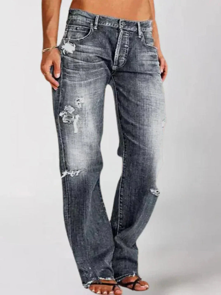 Sienna™ - Stylish Low-Rise Jeans