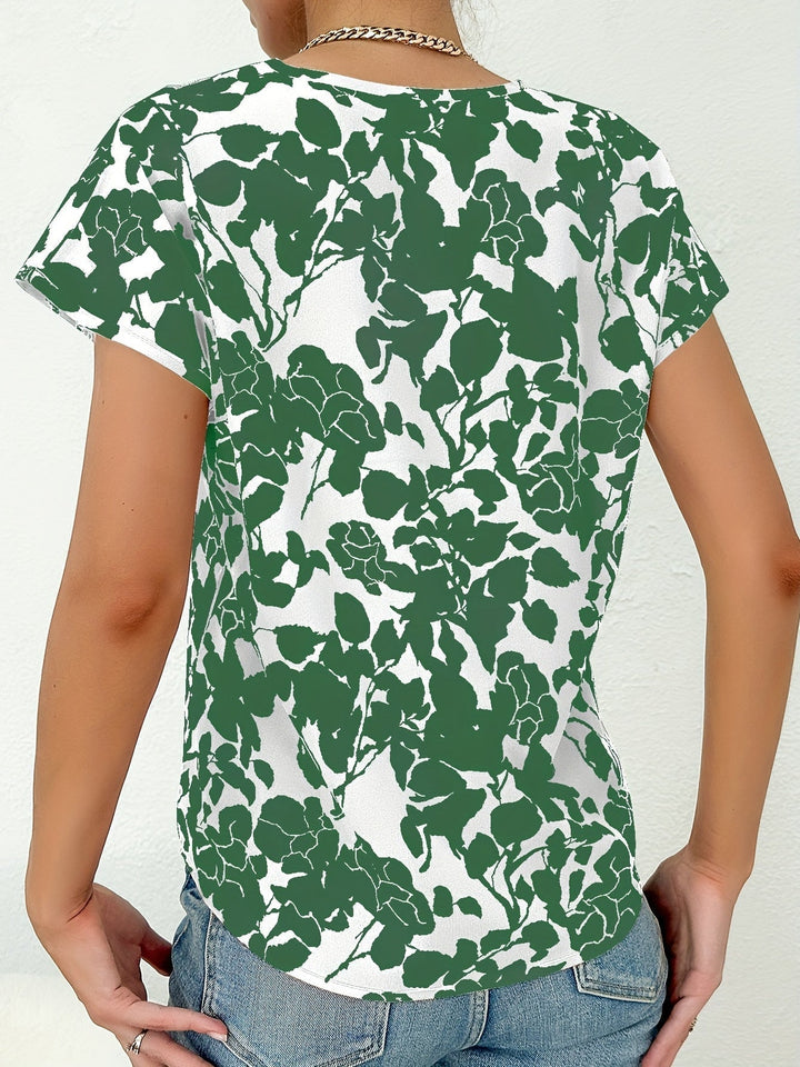 Ariel - Stylish Summer Blouse with Beautiful Floral Print for Women