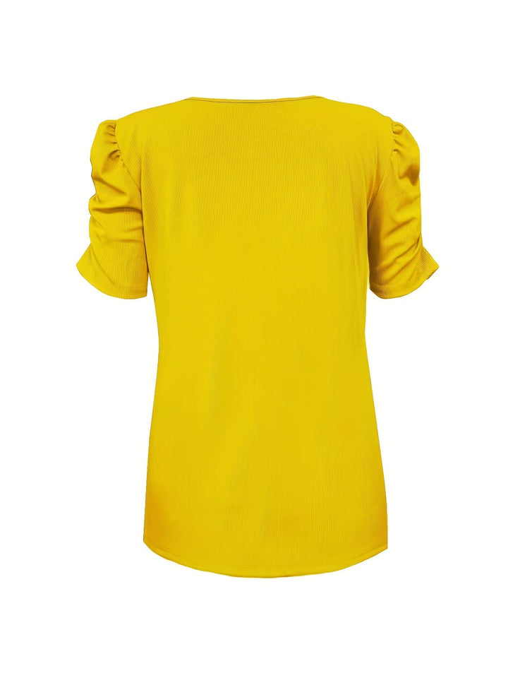 Rica - Elegant V-Neck Top for Women