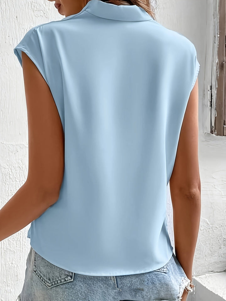Nadine - Elegant Wrap Blouse for Women