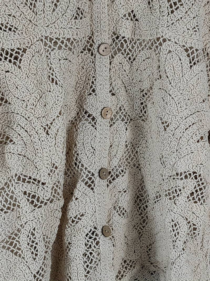 Diana - Chic Apricot Colour Women's Long-Sleeved Shirt