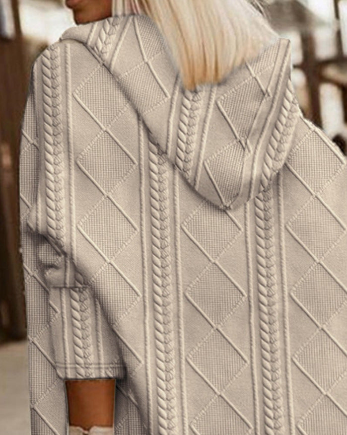 Olivia™ - Long Hooded Cardigan