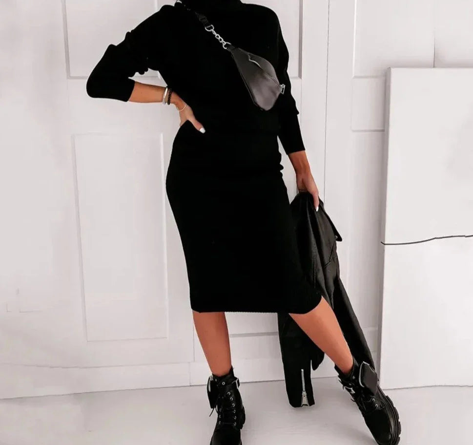 Kiana - Stylish Knitted Two-Piece Set for Women
