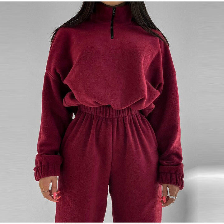 Stylish Red Jogging Suit for Women - Rosie Collection