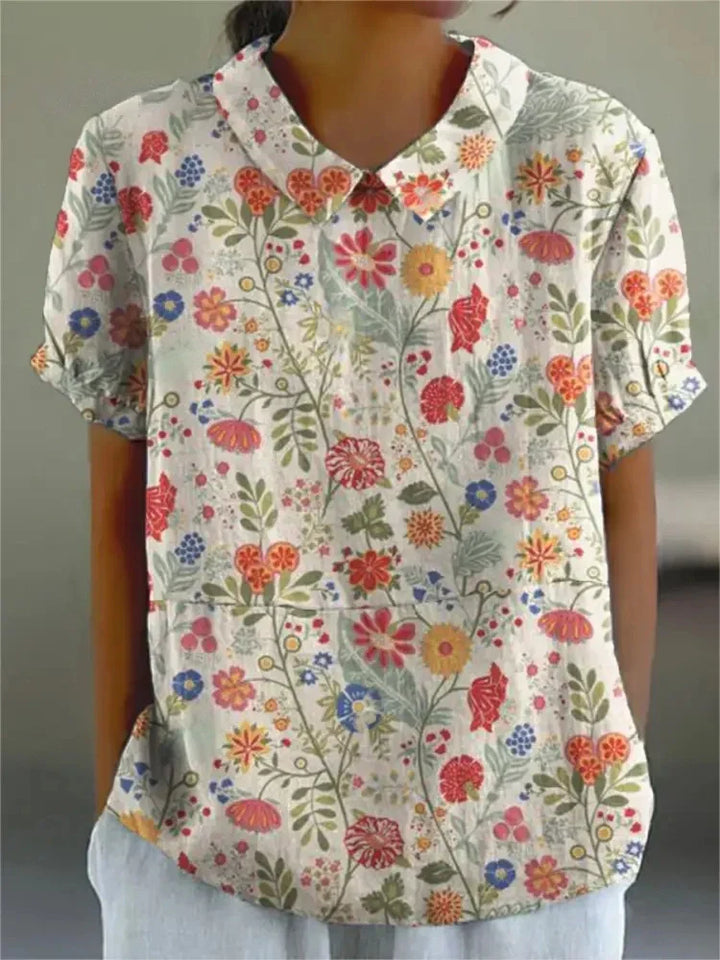 Mara™ - Elegant Floral Blouse