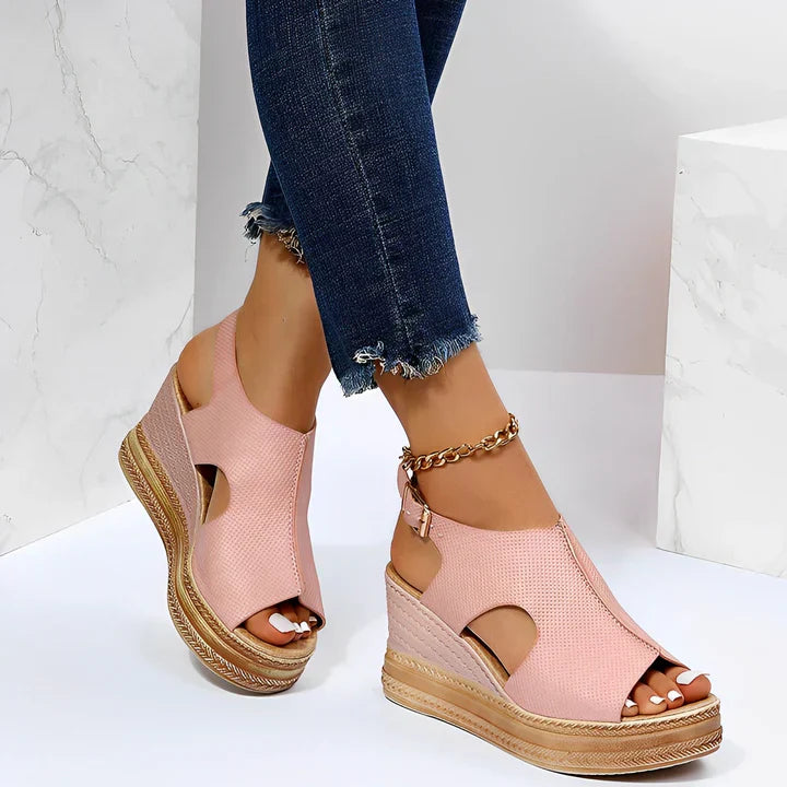 Celeste - Stylish Women's Sandals with Trendy Wedge Heel