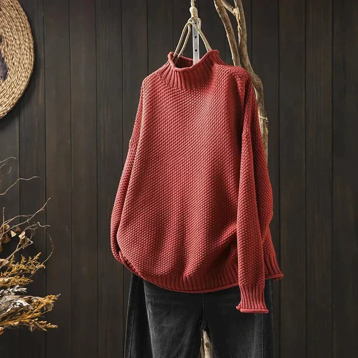 Emma™ - Trendy Turtleneck Sweater