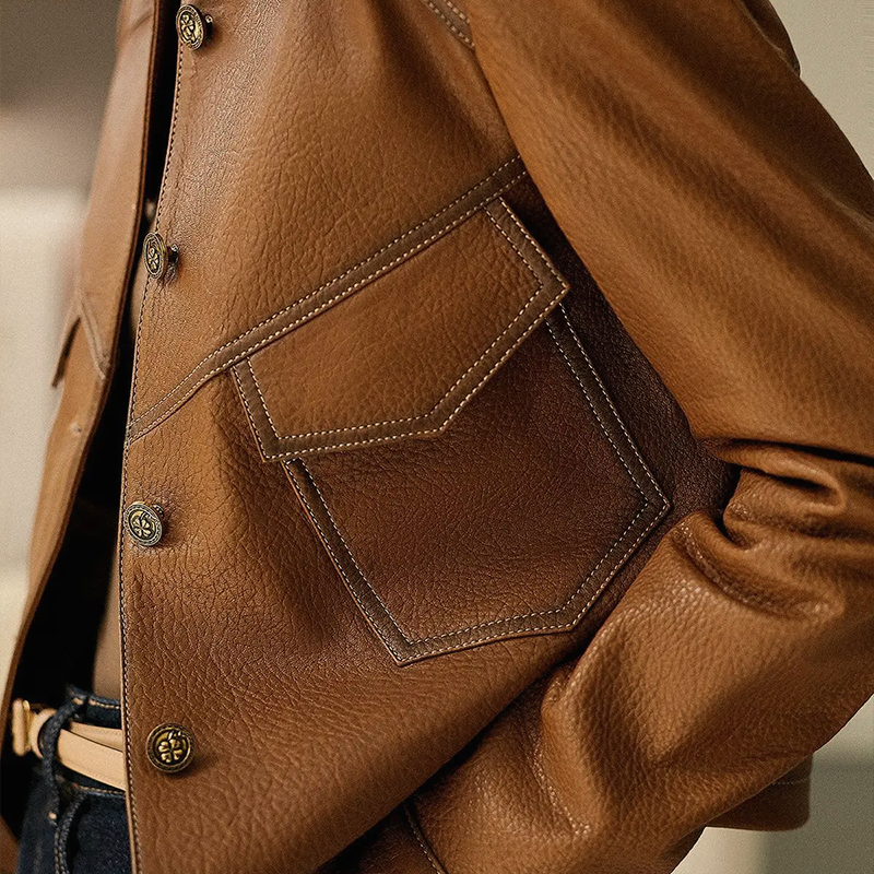 Lucy™ - Vintage-Inspired Leather Jacket