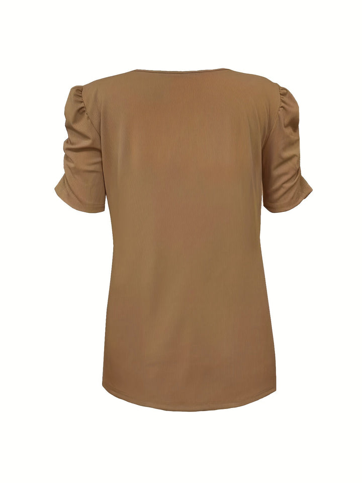 Rica - Elegant V-Neck Top for Women