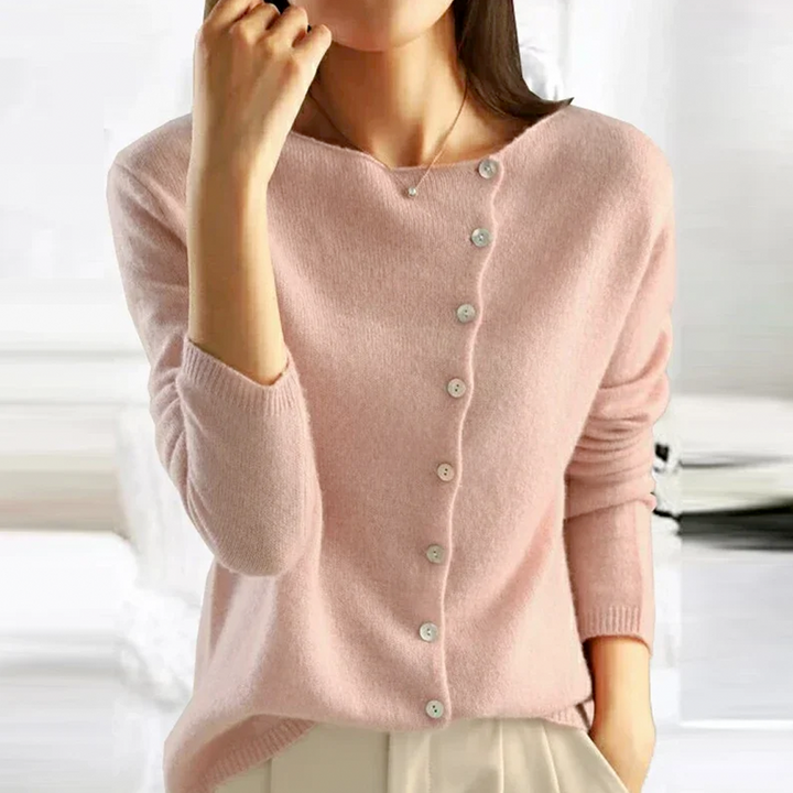 Emma™ - Casual Button Sweater