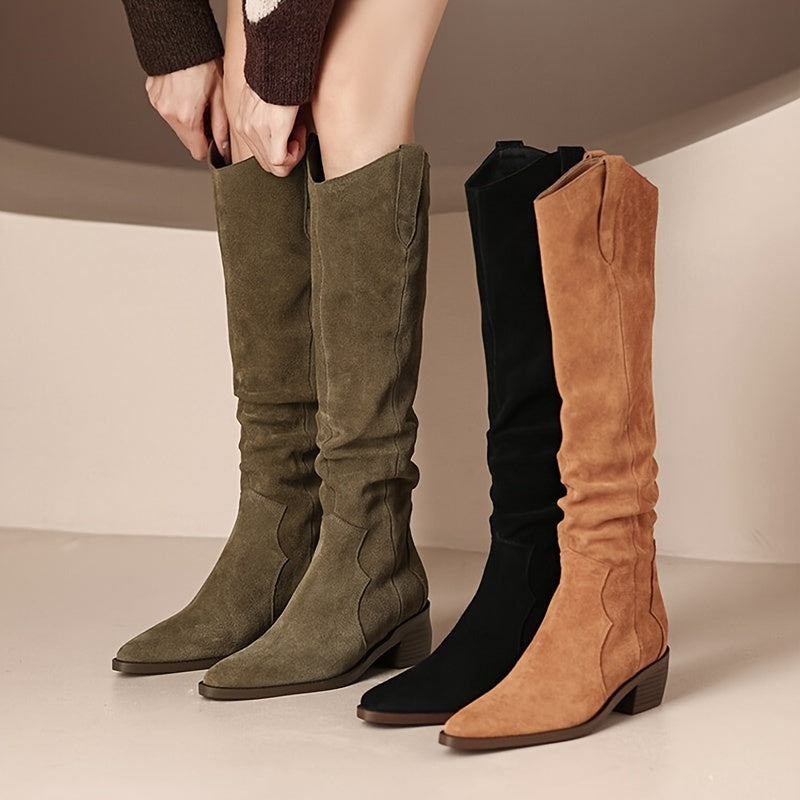 Zoe™ - Women's Long Tube Boots