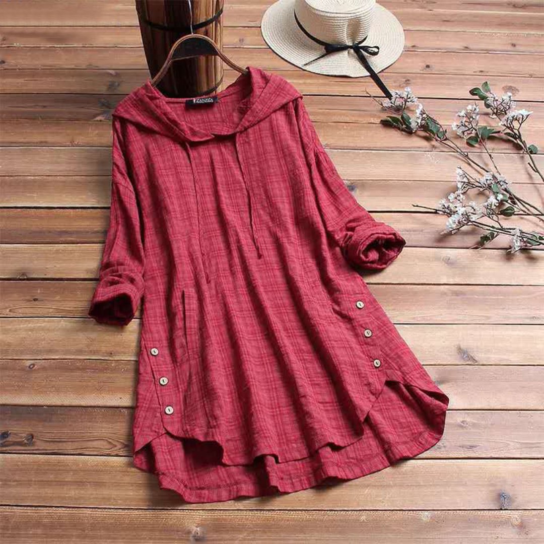 Kasja - Trendy Tunic Dress with Stylish Hoodie