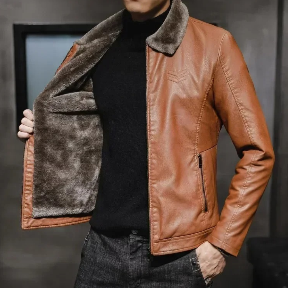 Bryan - Stylish Plush Jacket for the Modern Man