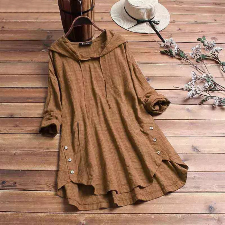 Kasja - Trendy Tunic Dress with Stylish Hoodie