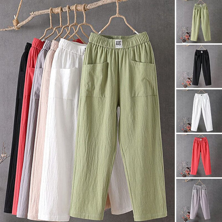 Emma™ - Cotton Linen Pants