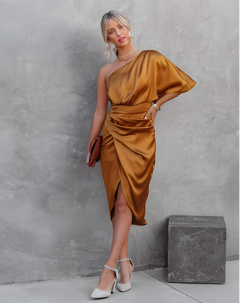 Ella™ - Elegant Silk Party Dress