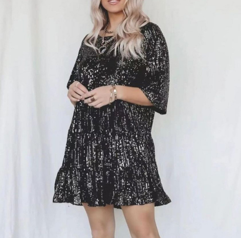 Darby - Sparkling Sequin Mini Dress