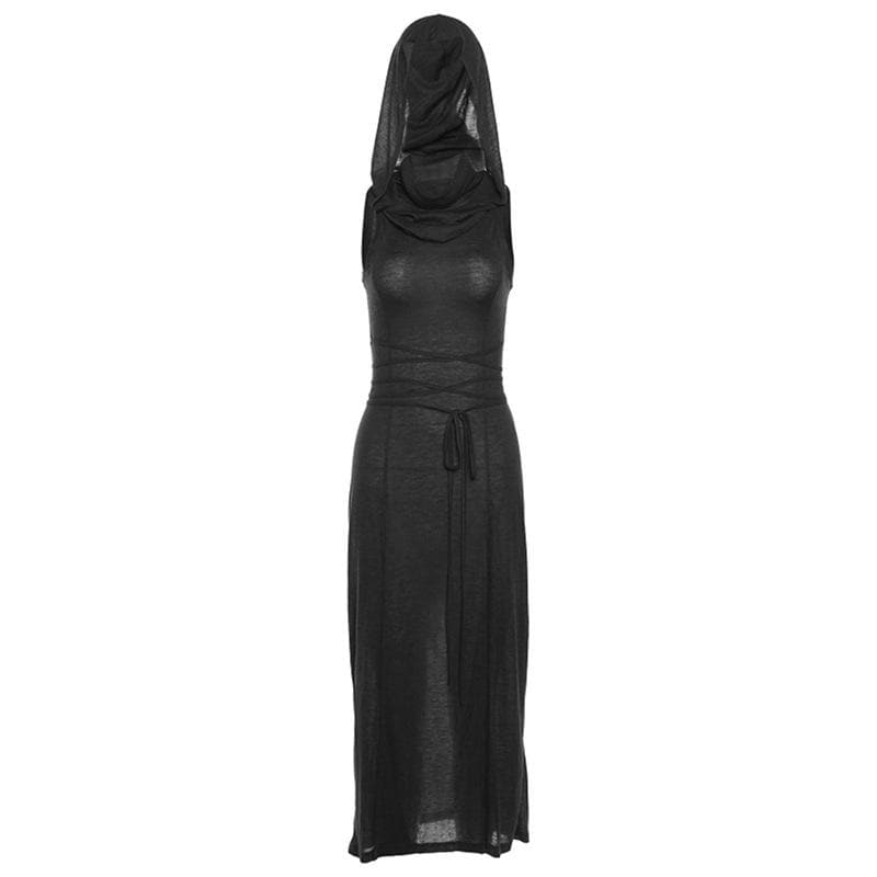 Annabelle™ - Hoodie Sleeveless Maxi Dress