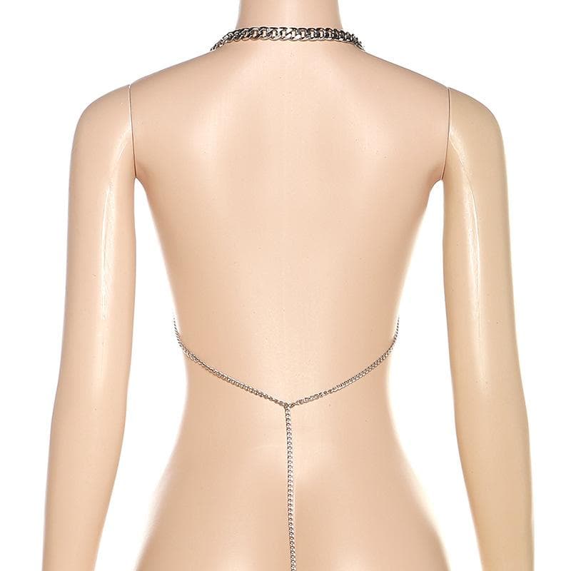 Annabelle™ - Metal Chain Crop Top