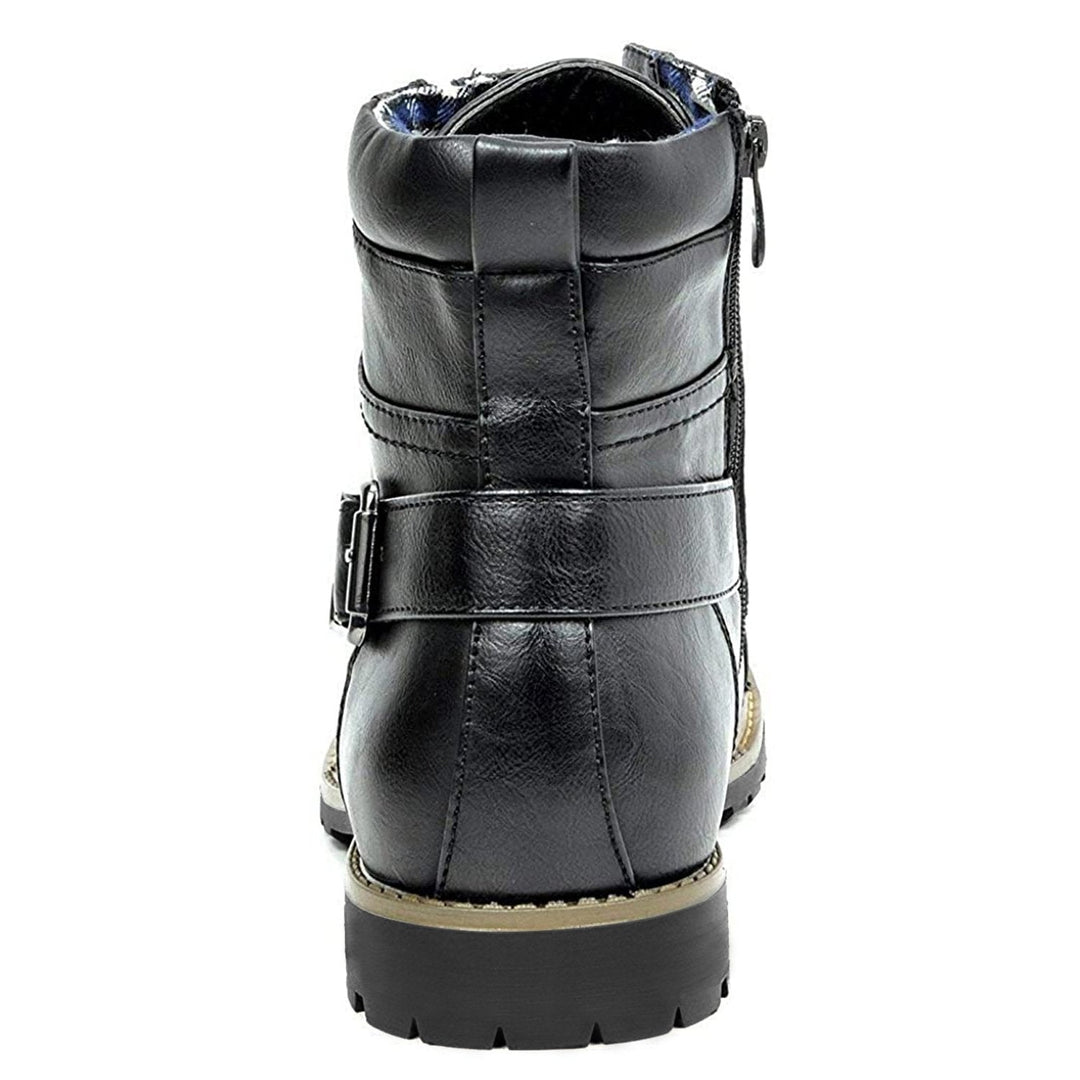 Stylish Genuine Leather Motorcycle Boots - Rhion