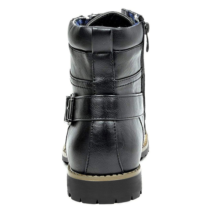 Stylish Genuine Leather Motorcycle Boots - Rhion