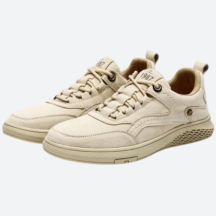 Stylish leather trainers for men - Cornelius