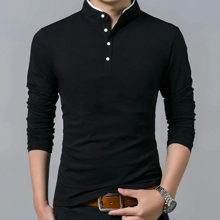 Stylish and colourful men's long-sleeved shirt for a summer look - Reuben