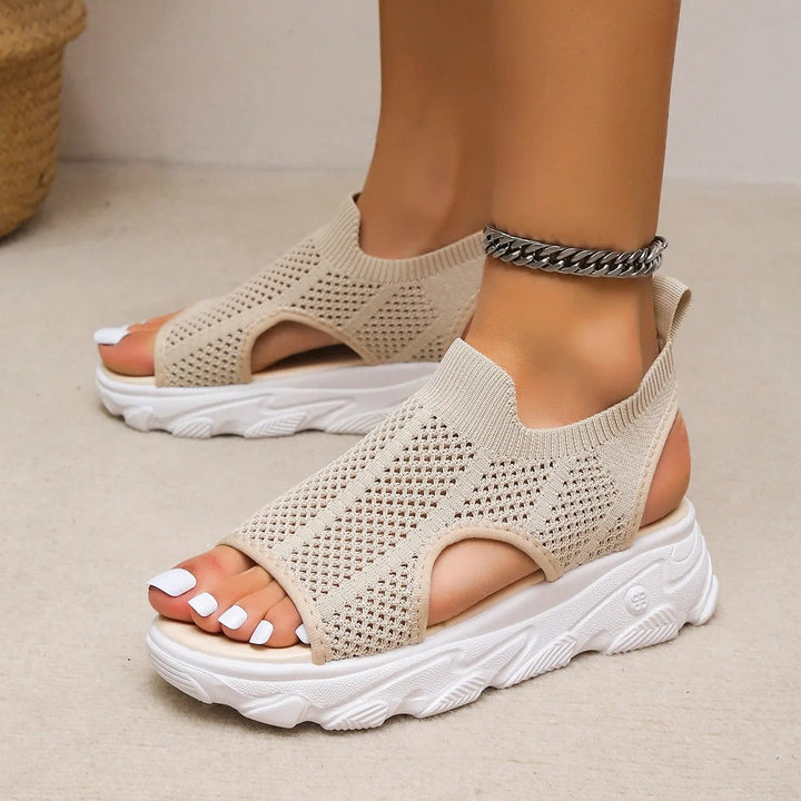 Lucy - Trendy Open-Toe Casual Sandals for Effortless Style