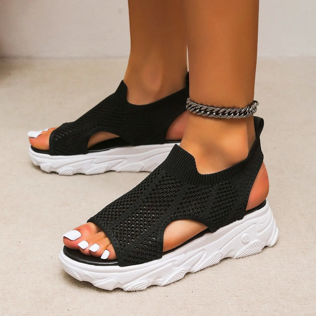 Lucy - Trendy Open-Toe Casual Sandals for Effortless Style