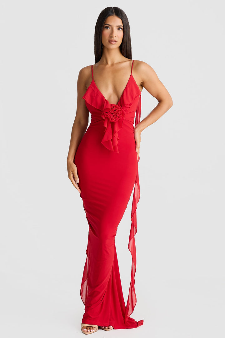 Rosa™ - Maxi Dress with Open Back