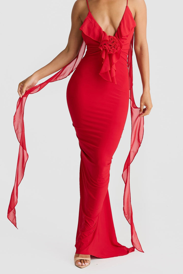 Rosa™ - Maxi Dress with Open Back