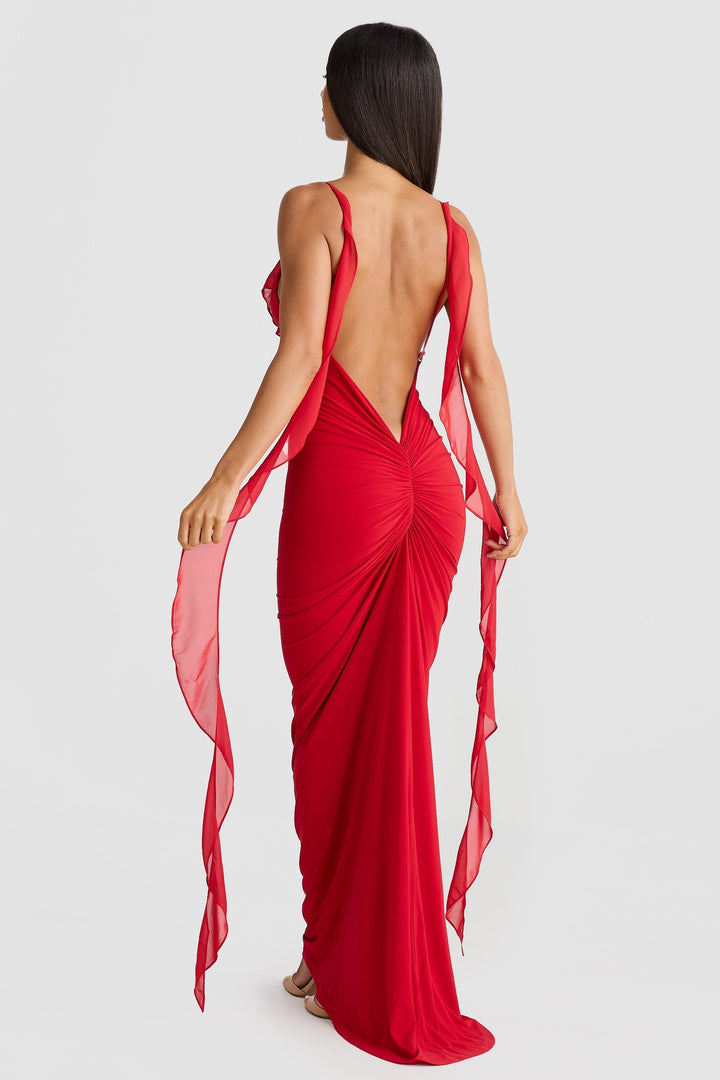 Rosa™ - Maxi Dress with Open Back