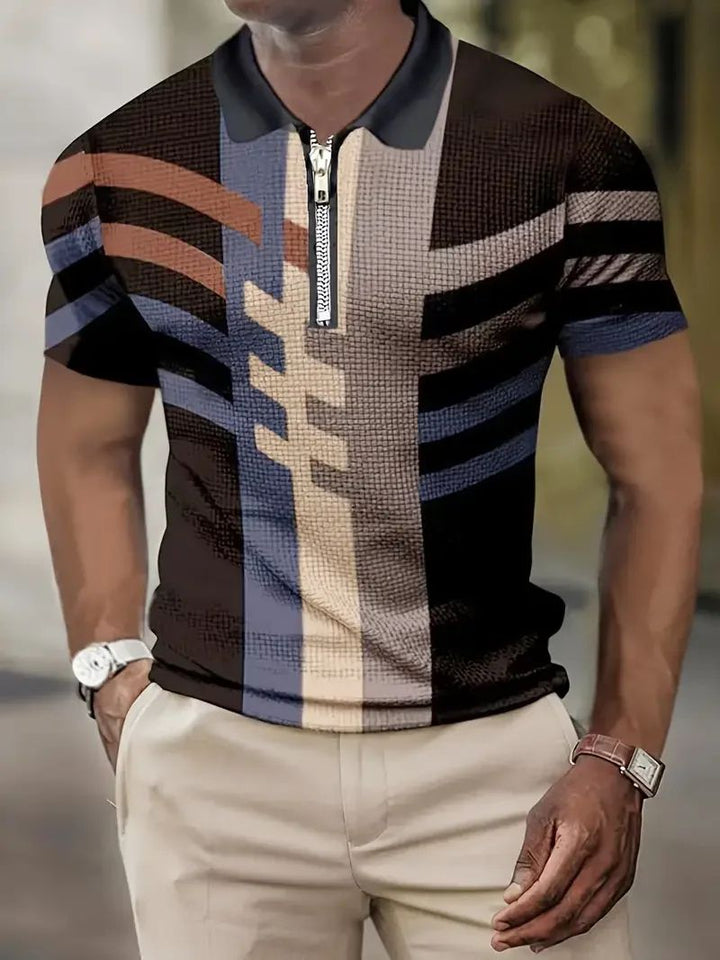 Stylish and modern men's summer shirt - Gideon